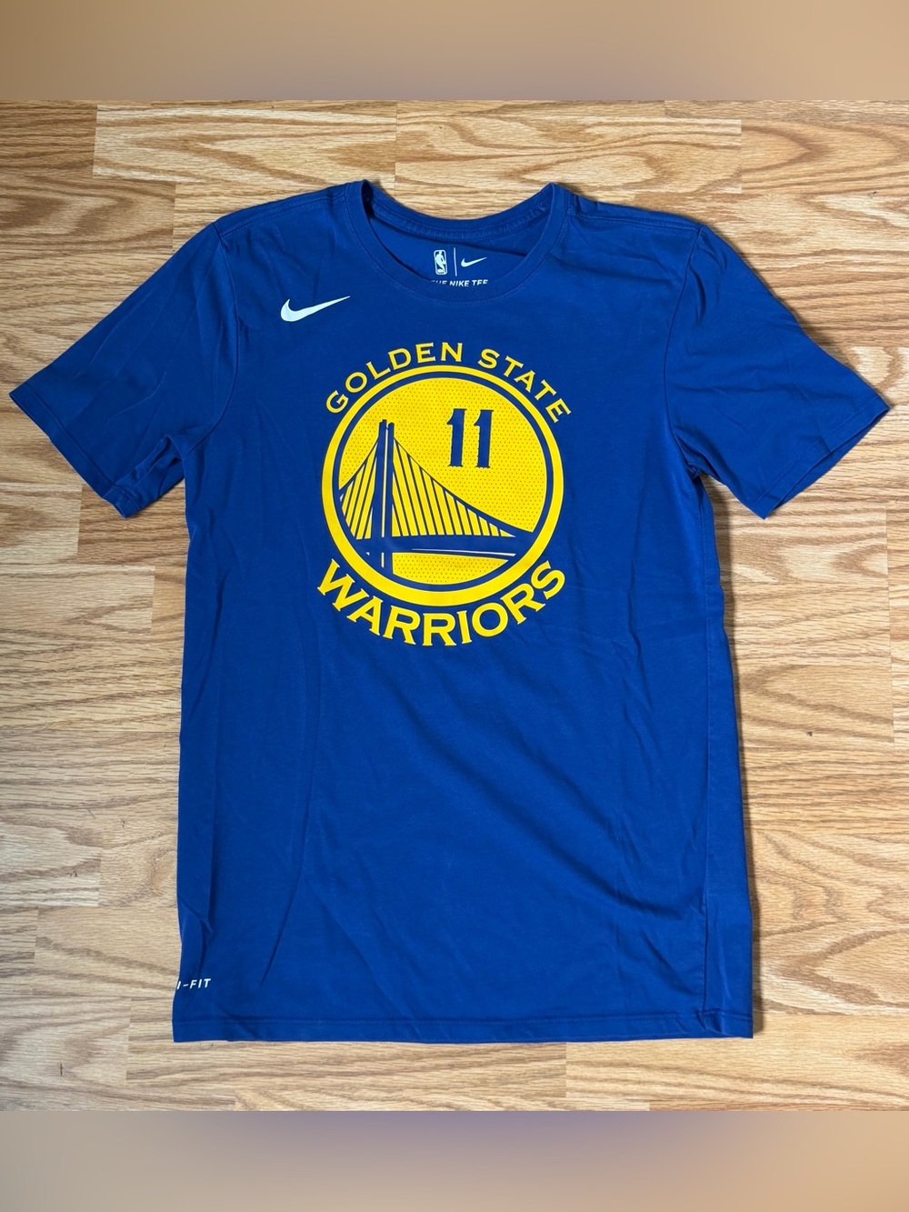 Nike Golden State Warriors Klay Thompson #11 Dri-FIT Tee Shirt Men’s Small NBA